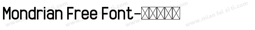 Mondrian Free Font字体转换